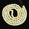 Baking Paint Glass Beads Strands DGLA-N015-6mm-08-2