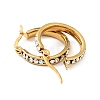 Crystal Rhinestone Hoop Earrings EJEW-D279-01G-07-2