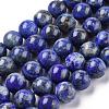 Natural Lapis Lazuli Round Bead Strands X-G-E262-01-10mm-7