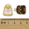 Alloy Enamel Pendants FIND-I064-04G-02-3