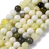 Natural New Jade Beads Strands X-G-F591-16-8MM-2