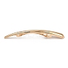 Alloy with Iron Clip Hair Barrettes PHAR-G014-05B-G-2