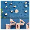 200Pcs 2 Colors Aluminum Round Ornament Cap FIND-AR0004-87A-3
