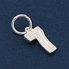 Number Series 925 Sterling Silver Charms STER-Q002-01H-3