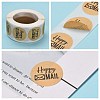 Self-Adhesive Kraft Paper Gift Tag Stickers LS-DIY-G013-A18-4