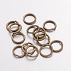 Brass Open Jump Rings JRC8MM-AB-1