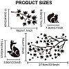 MAYJOYDIY US 2Pcs 2 Styles Autumn PET Hollow Out Drawing Painting Stencils DIY-MA0001-03-2