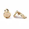 Brass Clip-on Earring Findings KK-O131-04G-C-2