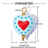 Handmade Porcelain Pendants PR-OY001-03G-2
