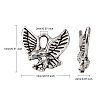 Tibetan Style Alloy Pendants TIBEP-20305-AS-NR-2