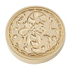 Christmas Series Wax Seal Brass Stamp Head LS-AJEW-M037-01G-18-2