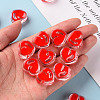 Transparent Enamel Acrylic Beads TACR-S155-004F-5