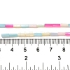 Rainbow Color Dyed Natural Freshwater Shell Beads Strands SHEL-G018-02A-4
