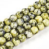 Baking Paint Glass Beads X1-DGLA-N003-8mm-A04-1