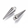 Tarnish Resistant 201 Stainless Steel Pendants STAS-S117-002C-01-3