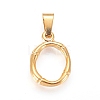 304 Stainless Steel Pendants X-STAS-F235-01G-O-1