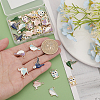 CHGCRAFT 48Pcs 12 Style Alloy Enamel Pendants ENAM-CA0001-74-3