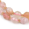 Natural Cherry Blossom Agate Beads Strands G-N342-149D-4