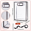 12Pcs Rectangle Plastic Gift Bags ABAG-SP0001-07F-2