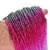 Transparent Painted Glass Beads Strands DGLA-A034-T4mm-A06-2