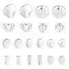 BENECREAT 100Pcs 10 Styles Alloy Bead FIND-BC0004-58-1