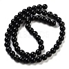 Natural Obsidian Bead Strands X-G-R173-6mm-02-4