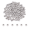 100Pcs 303 Stainless Steel European Beads STAS-NB0001-96B-1