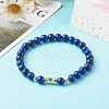 Natural Mixed Stone Stretch Bracelets BJEW-JB06567-3