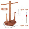 Wooden Baseball Ring Display Holder RDIS-WH0011-37A-2