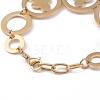 (Jewelry Parties Factory Sale)304 Stainless Steel Link Chain Bracelets BJEW-G582-48G-2