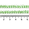 Electroplate Transparent Glass Beads Strands EGLA-A035-T4mm-A09-4