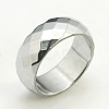 Fashion Magnetic Synthetic Hematite Wide Band Rings X-RJEW-D939-5B-2