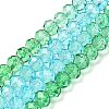 Transparent Painted Glass Beads Strands LS-DGLA-A034-T8mm-A17-2