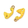 304 Stainless Steel Enamel Pendants STAS-A139-02D-G-2