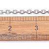 Tarnish Resistant 304 Stainless Steel Cable Chains CHS-P007-27P-03-4