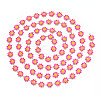 Brass Flower Link Chains CHC-N018-098E-2