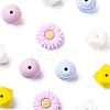 5 Styles Food Grade Eco-Friendly Silicone Beads SIL-FS0001-24-3