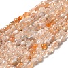Natural Cherry Blossom Agate Beads Strands G-I351-B07-1