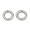 Tarnish Resistant 304 Stainless Steel Spring Gate Rings X-STAS-D070-01P-1
