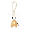 PU Leather Letter Pendant Decoration HJEW-YWC0002-001A-1