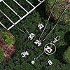6Pcs 6 Style 316 Surgical Stainless Steel Charms STAS-UN0040-38P-3