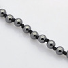 Non-Magnetic Synthetic Hematite Beads Necklaces NJEW-PH00597-2