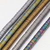 Electroplate Non-magnetic Synthetic Hematite Beads Strands G-J164B-3mm-M-1