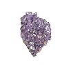 Electroplate Natural Drusy Amethyst Display Decorations PW-WG62588-01-5
