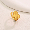 Brass Adjustable Finger Rings for Women XF2324-1-1