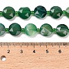 Natural Banded Agate Beads Strands G-C116-A180-01C-5