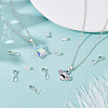 925 Sterling Silver Snap on Bails & Ice Pick & Pinch Bails Findings Kits STER-BBC0009-39-4