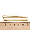 304 Stainless Steel Hair Bobby Pins Findings STAS-F329-02D-G-3