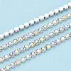 Brass Rhinestone Strass Chains CHC-T001-SS4.5-02S-1