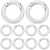12Pcs Brass Spring Gate Rings KK-SC0008-03P-7